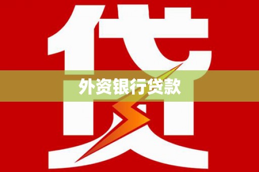 靖宇外资银行贷款