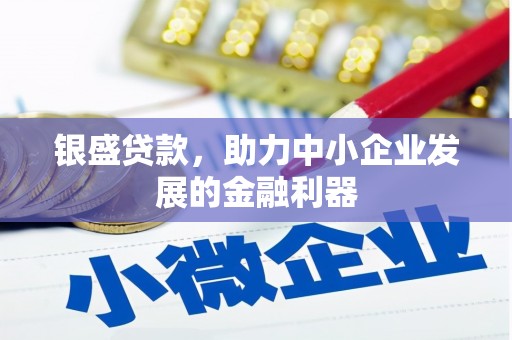 靖宇银盛贷款，助力中小企业发展的金融利器