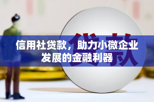 靖宇信用社贷款，助力小微企业发展的金融利器