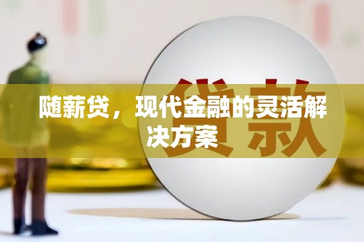 靖宇随薪贷，现代金融的灵活解决方案