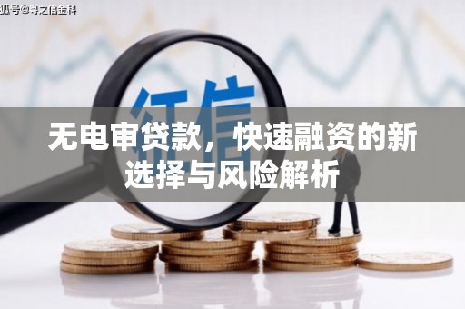 靖宇无电审贷款，快速融资的新选择与风险解析