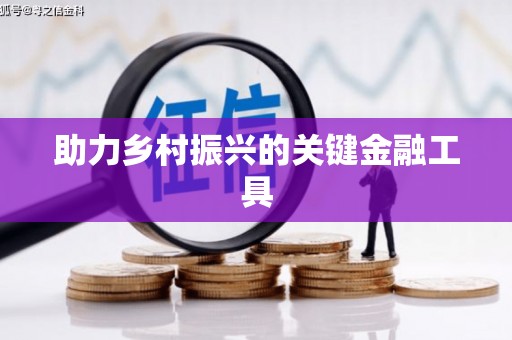 靖宇助力乡村振兴的关键金融工具
