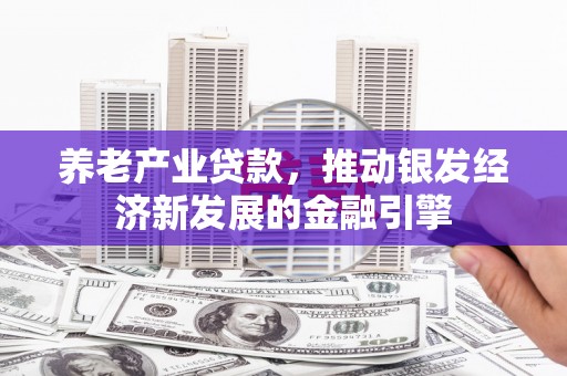 靖宇养老产业贷款，推动银发经济新发展的金融引擎
