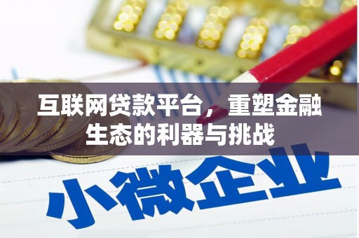 靖宇互联网贷款平台，重塑金融生态的利器与挑战
