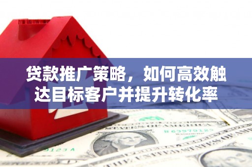 靖宇贷款推广策略，如何高效触达目标客户并提升转化率