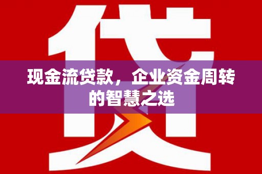 靖宇现金流贷款，企业资金周转的智慧之选