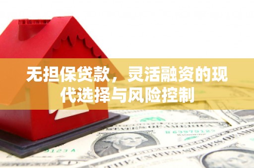 靖宇无担保贷款，灵活融资的现代选择与风险控制