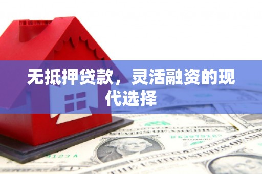 靖宇无抵押贷款，灵活融资的现代选择