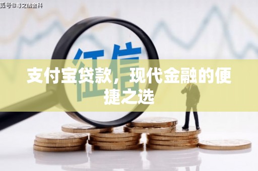 靖宇支付宝贷款，现代金融的便捷之选