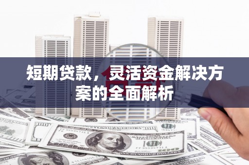 靖宇短期贷款，灵活资金解决方案的全面解析