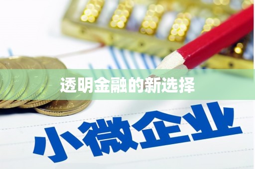 靖宇透明金融的新选择