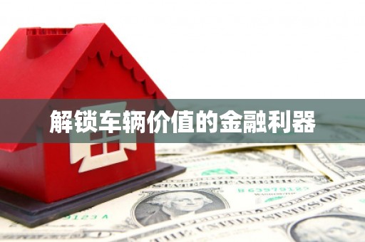 靖宇解锁车辆价值的金融利器